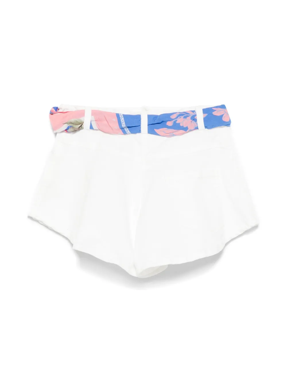 Lapin House Shorts met sjaaldetail - Wit