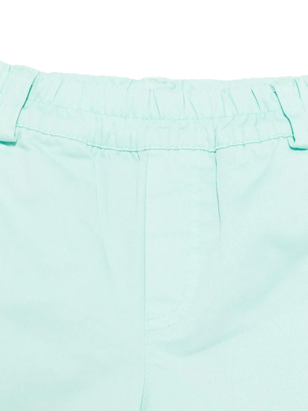 Lapin House Shorts met gabardine weving Groen