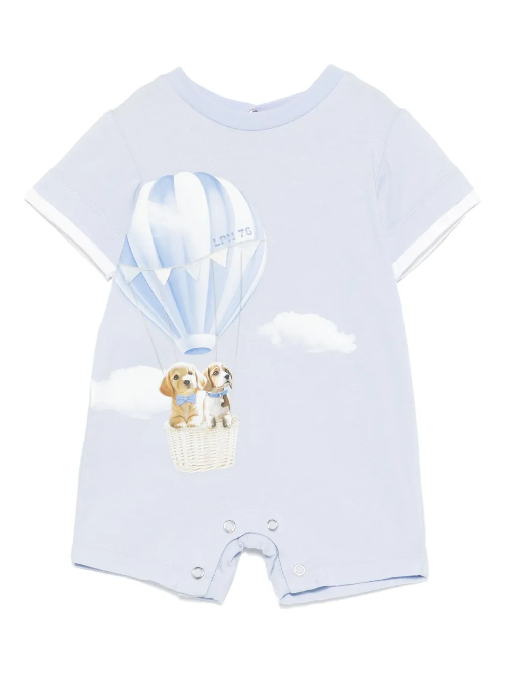 Lapin House graphic-print romper | Blue | Image 1