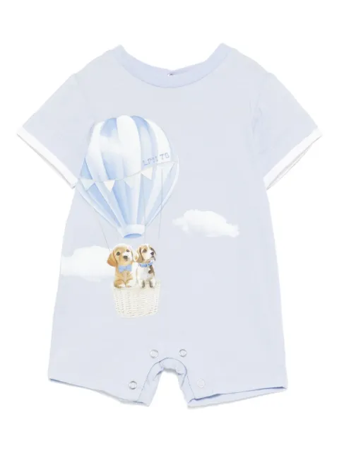 Lapin House graphic-print romper
