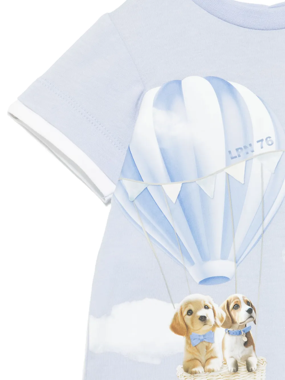 Lapin House Romper met print Blauw