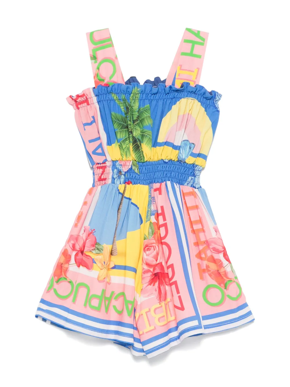 Lapin House Playsuit met print - Blauw