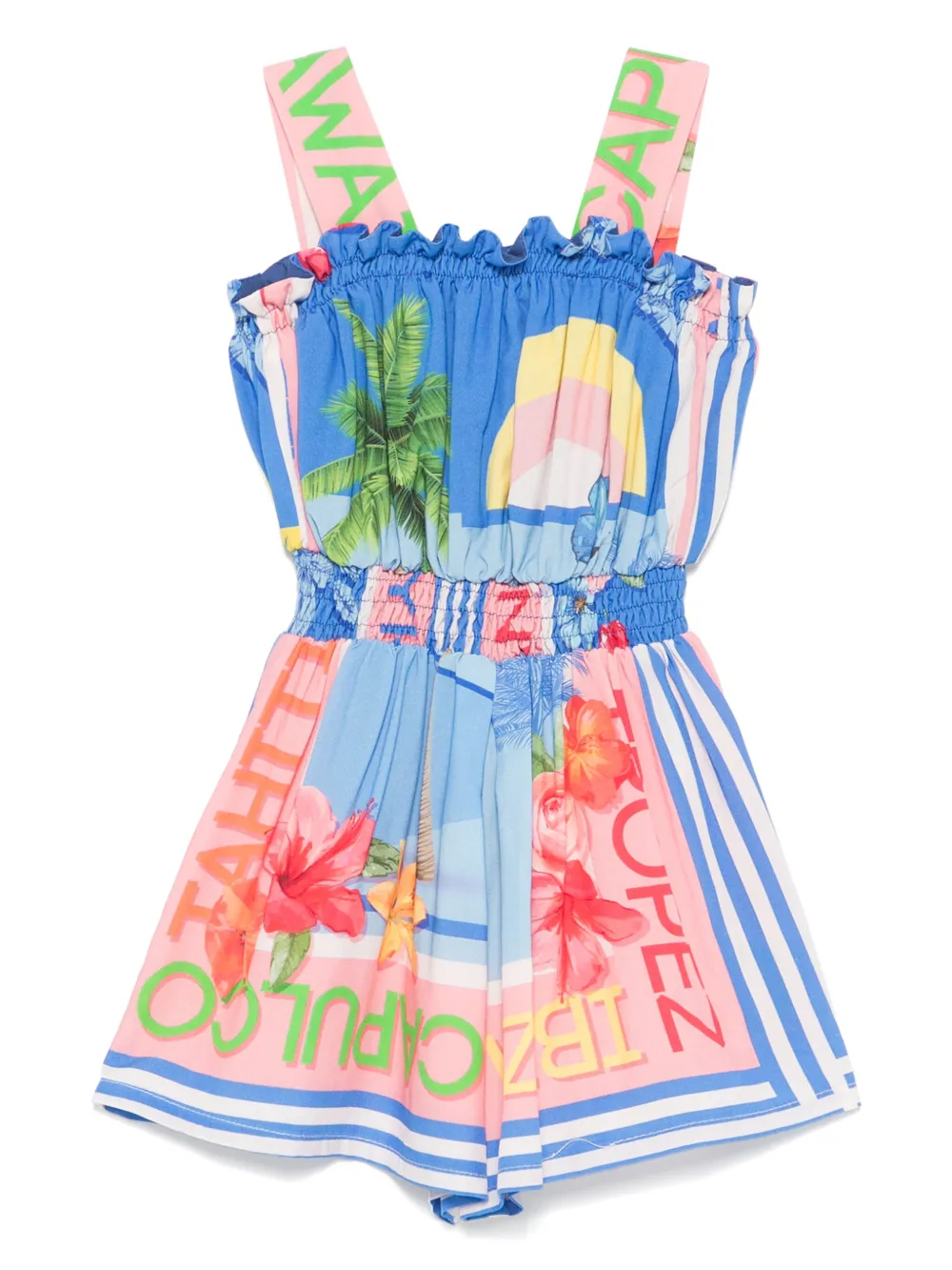 Lapin House Playsuit met print Blauw