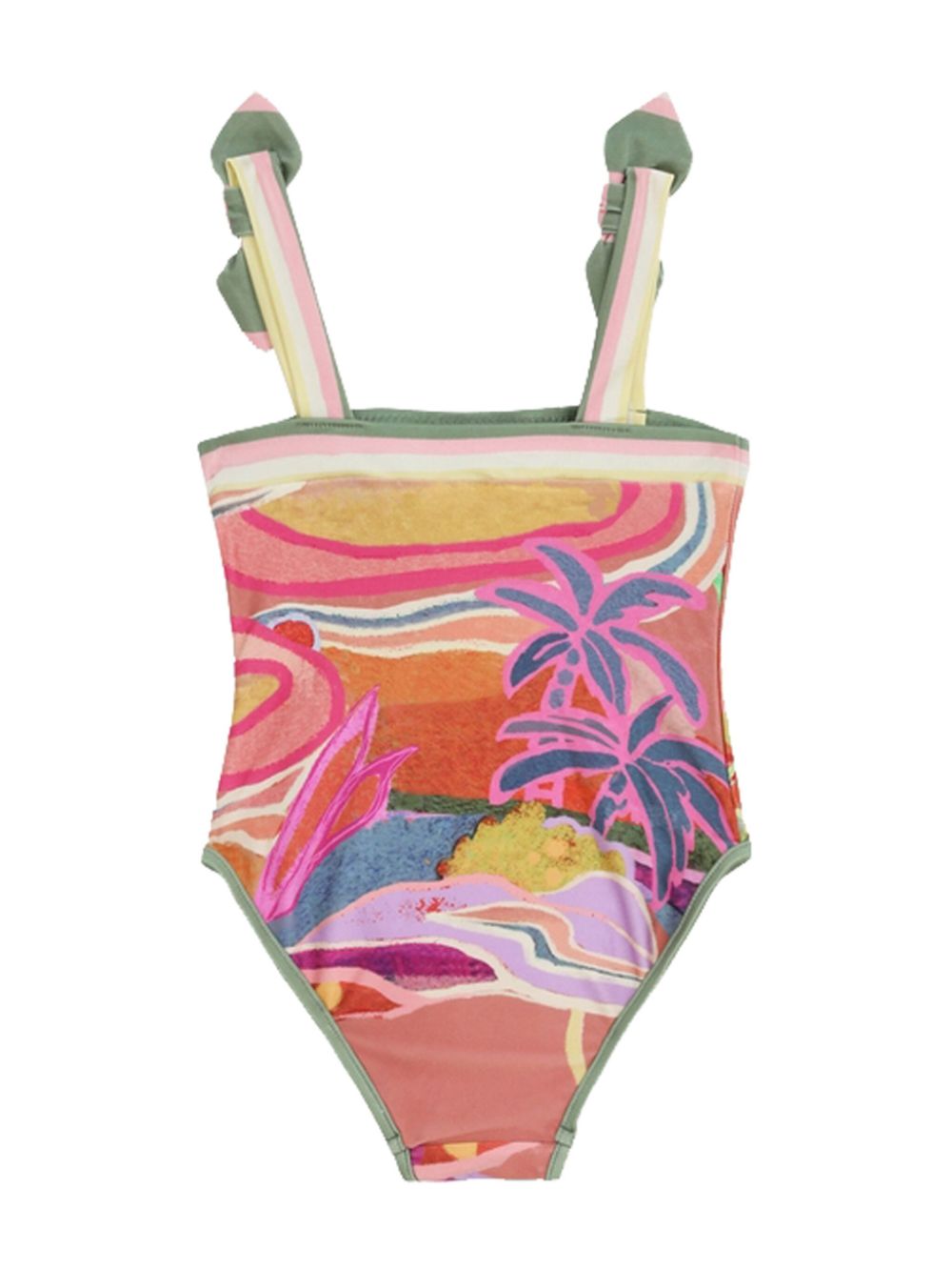 ZIMMERMANN Kids Tallow swimsuit - Pink