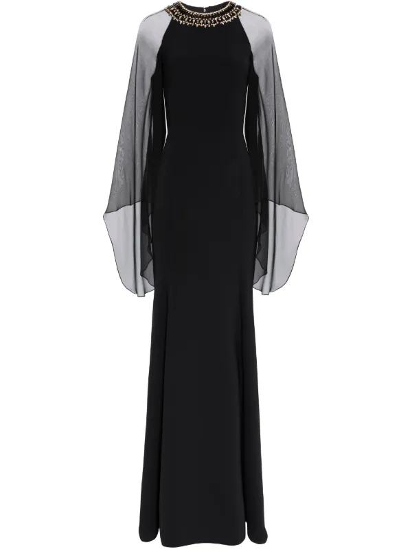 jenny packham black evening dress Jenny Packham Ilana Maxi Dress