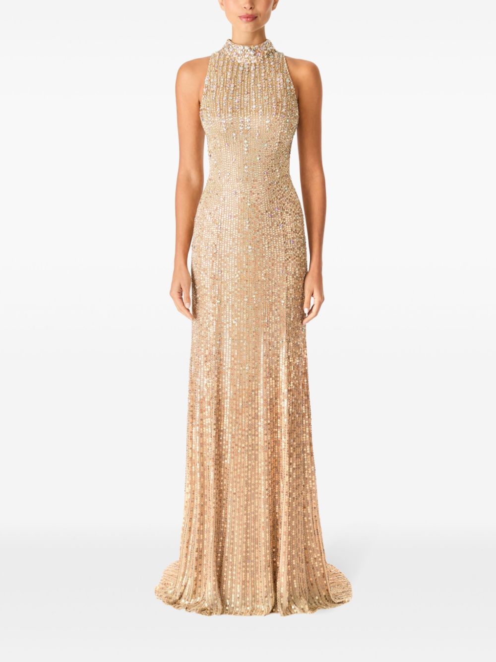 Jenny Packham Benue avondjurk - Beige