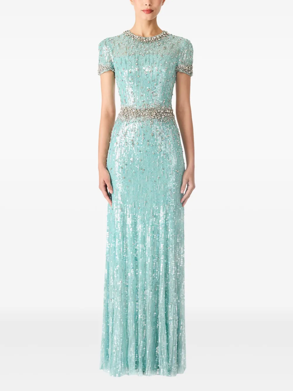 Jenny Packham Celeste jurk - Blauw