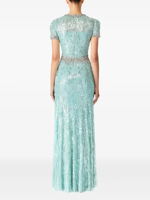 Jenny Packham Celeste Dress | Blue | FARFETCH