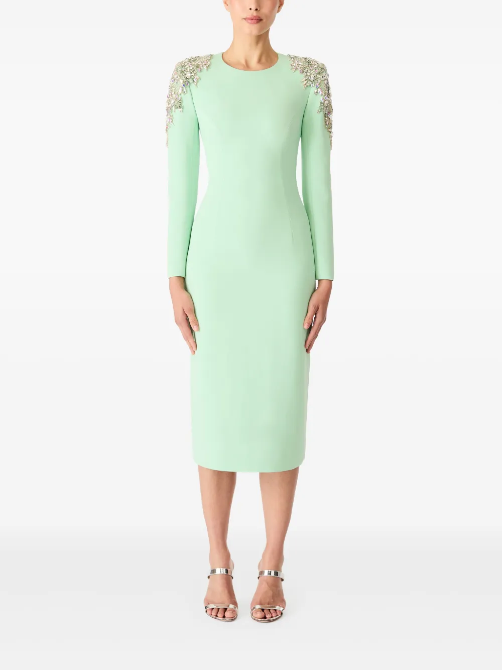 Jenny Packham Isla midi dress - Groen