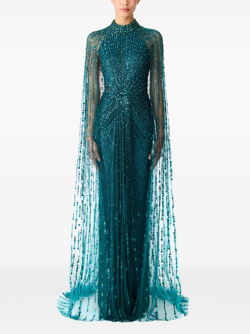 Jenny Packham Cairo avondjurk - Blauw