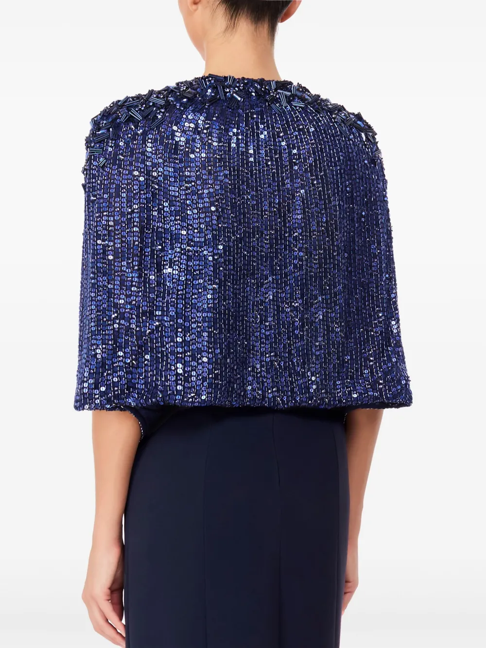 Jenny Packham Mina Jacket In Blau