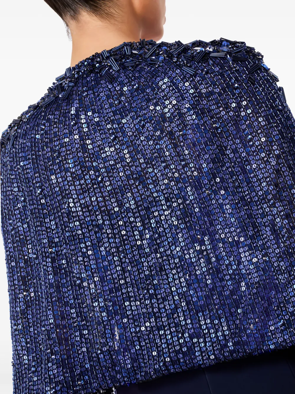 Jenny Packham Mina Jacket In Blau