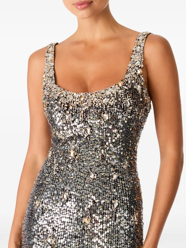 Jenny Packham Ezra Gown | Silver | FARFETCH
