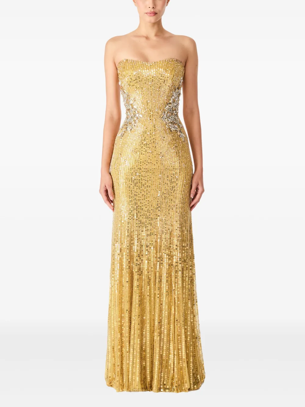 Jenny Packham Topaz jurk - Geel