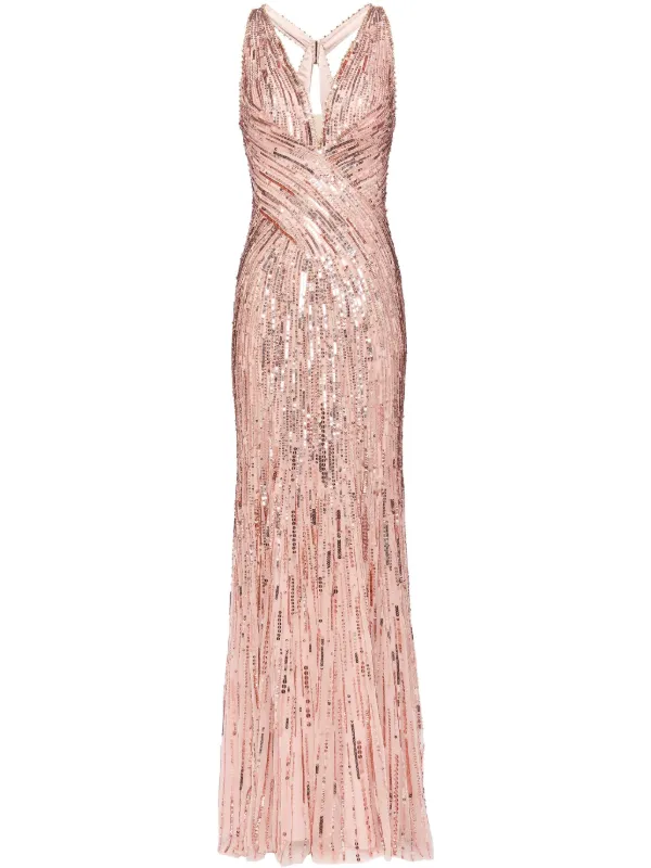 Jenny Packham Luxor Dress Pink FARFETCH PH