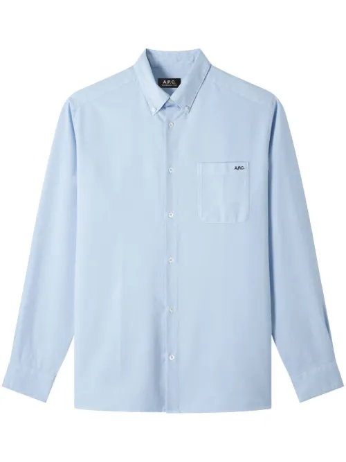 A.P.C. chemise Mateo - Bleu - A.P.C. - Modalova