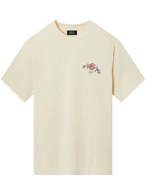 A.P.C. logo-print T-shirt