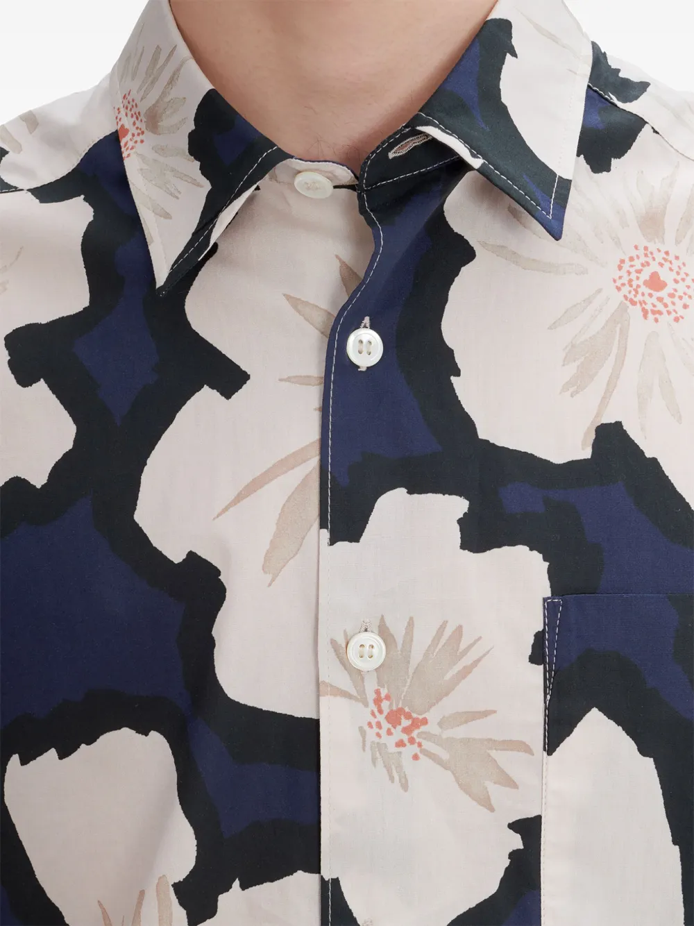 Cheap A.P.C. floral-print shirt Men