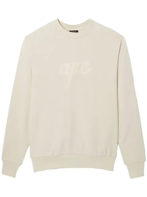 A.P.C. sudadera con logo estampado