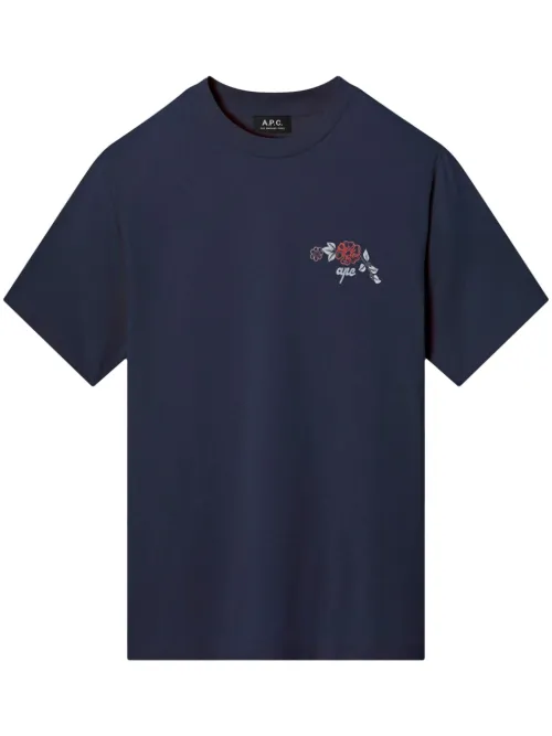 T-shirt à logo imprimé - A.P.C. - Modalova
