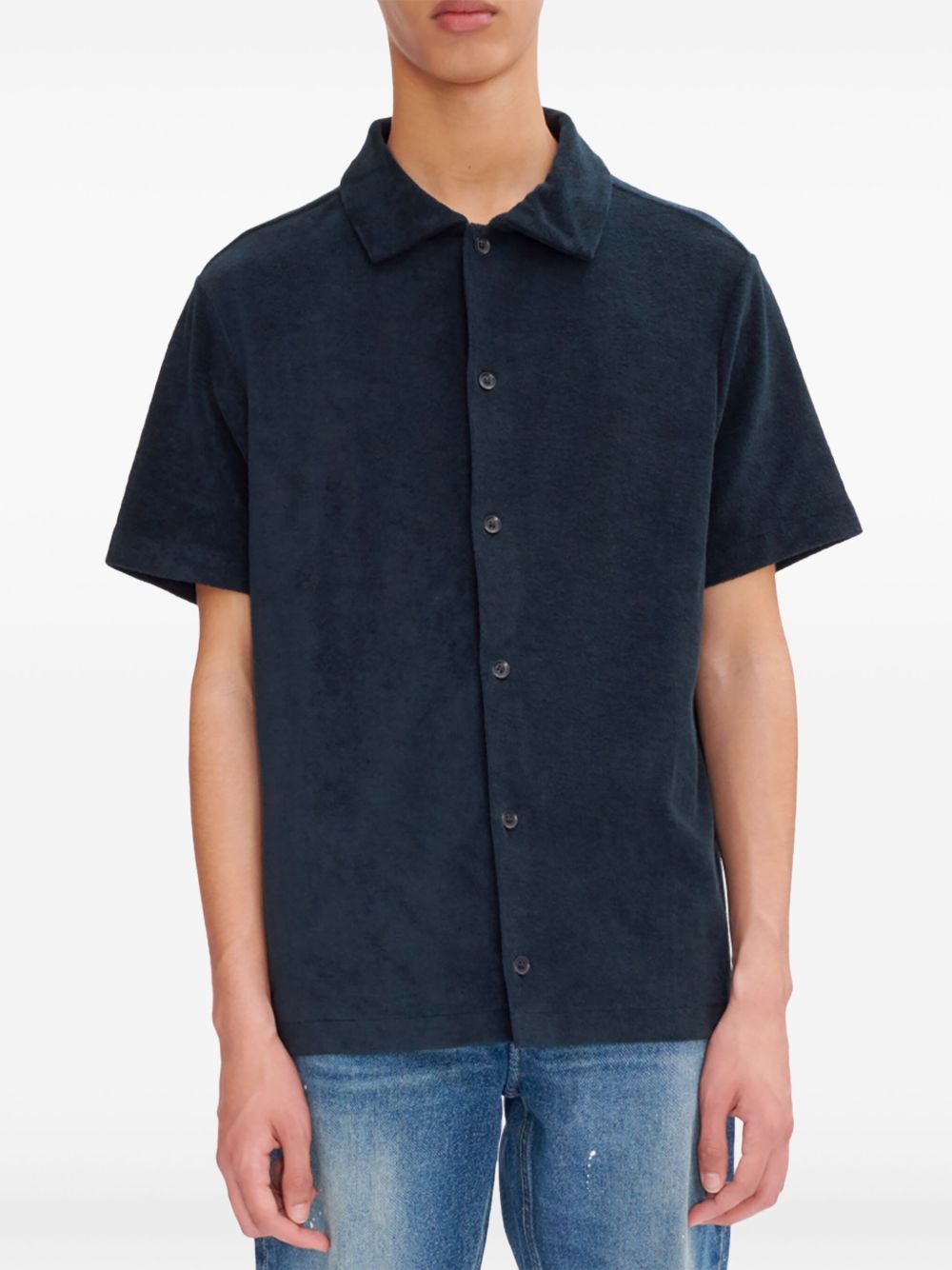 A.P.C. Nicolo shirt - Blauw