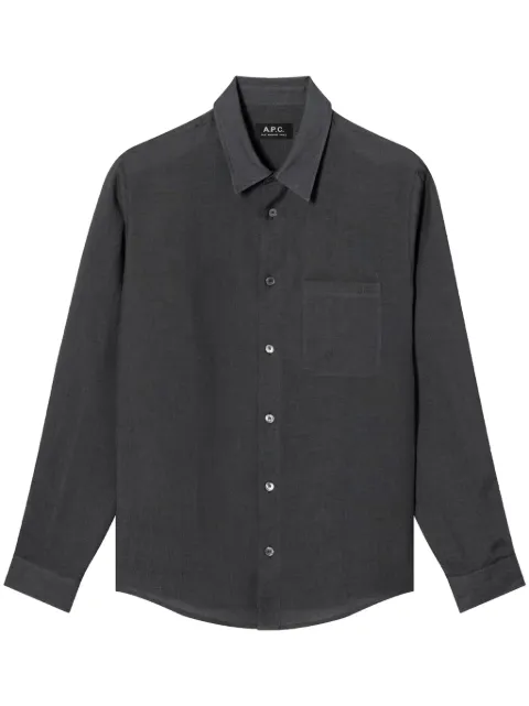 A.P.C. patch-pocket shirt