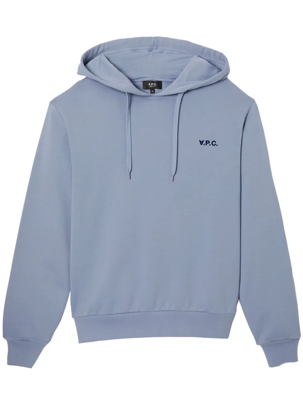 A.P.C. logo-print hoodie | Blue | Image 1