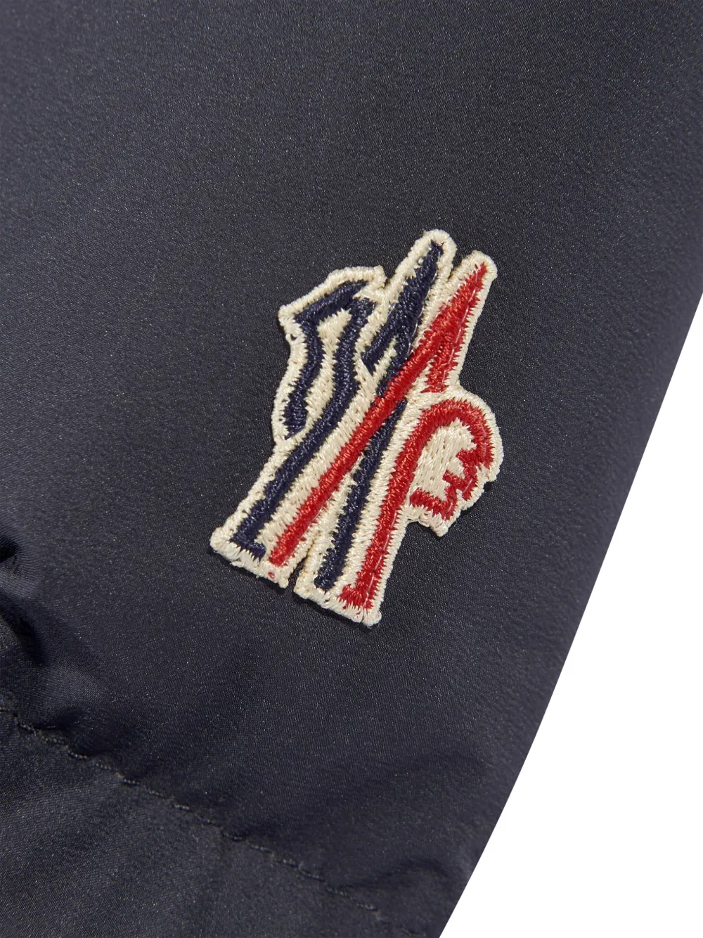 Moncler Enfant Donsjack met logoprint Blauw