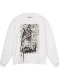 ROUGH. graphic-print sweatshirt - White