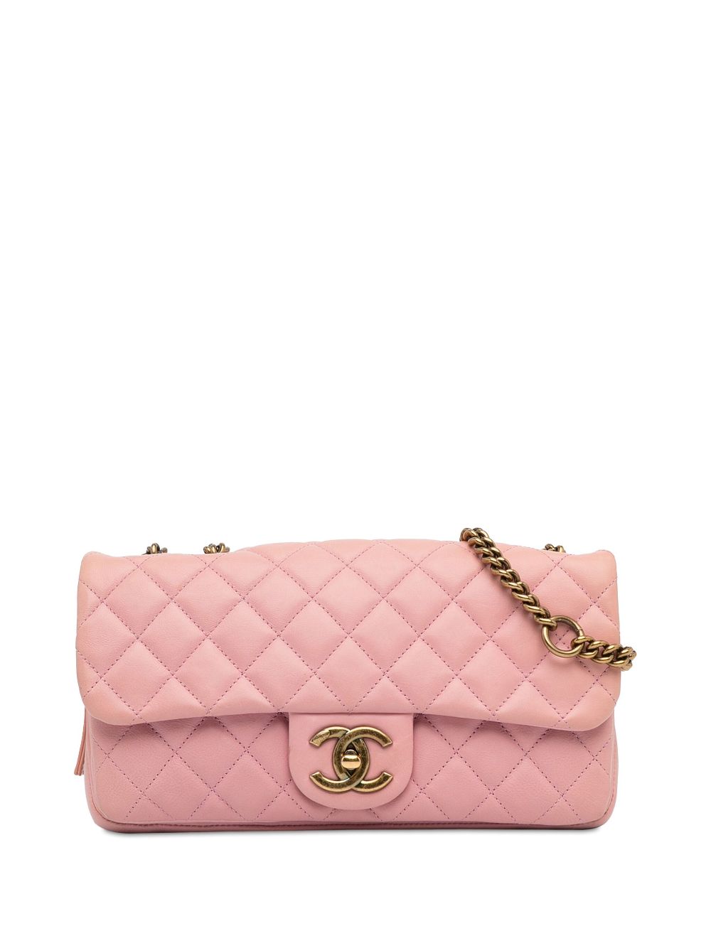 Affordable HOT SALE CHANEL 2013-2014 CC Quilted Calfskin Single Flap shoulder bag Women