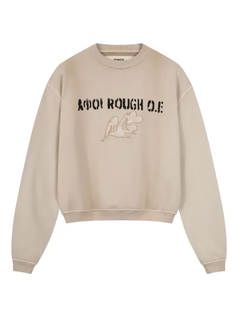ROUGH. logo-print sweatshirt