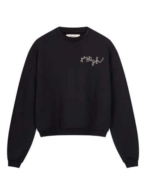 ROUGH. logo-embroidered sweatshirt
