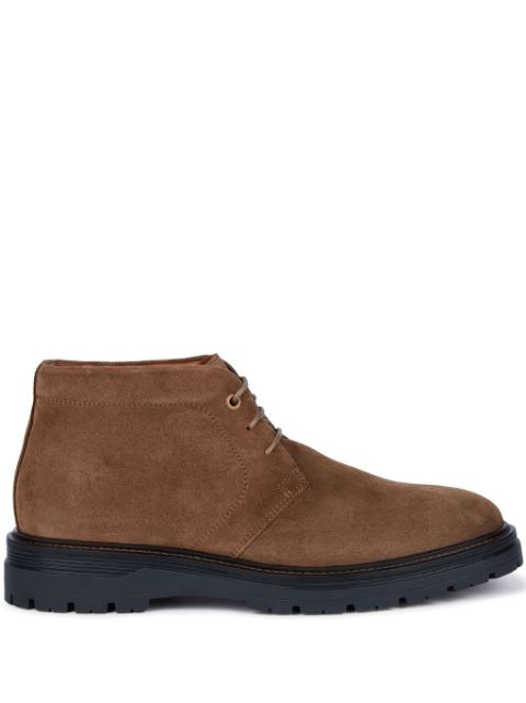 Boggi Milano suede derby shoes Men