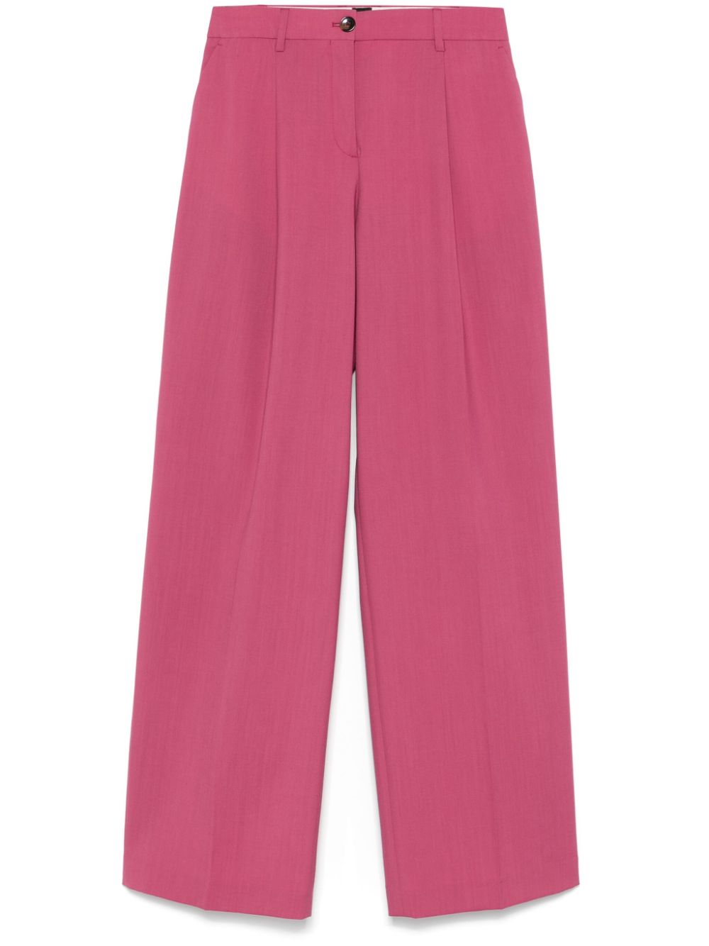 PS Paul Smith Wollen mid waist broek Roze