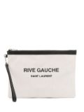 Saint Laurent Pre-Owned Rive Gauche clutch bag - Neutrals