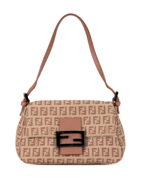 Fendi 2000-2010 Mini Zucchino Canvas Mamma Forever shoulder bag