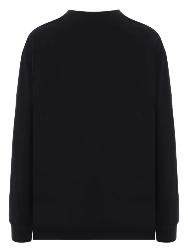 GIVENCHY REFRACTED エンブロイダリー スウェットシャツ Givenchy エンブロイダリー スウェットシャツ | ブラック