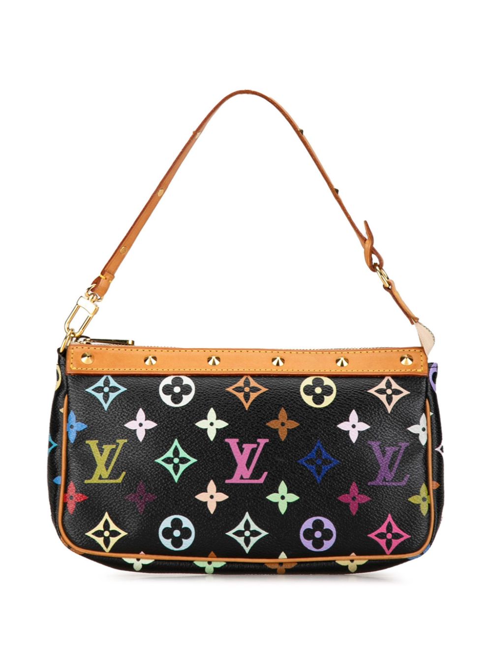 Louis Vuitton Pre-Owned 2003 モノグラム マルチカラー ポシェット アクセソワール ショルダーバッグ | ブラック |  FARFETCH JP