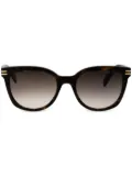 Bvlgari square-frame sunglasses - Brown