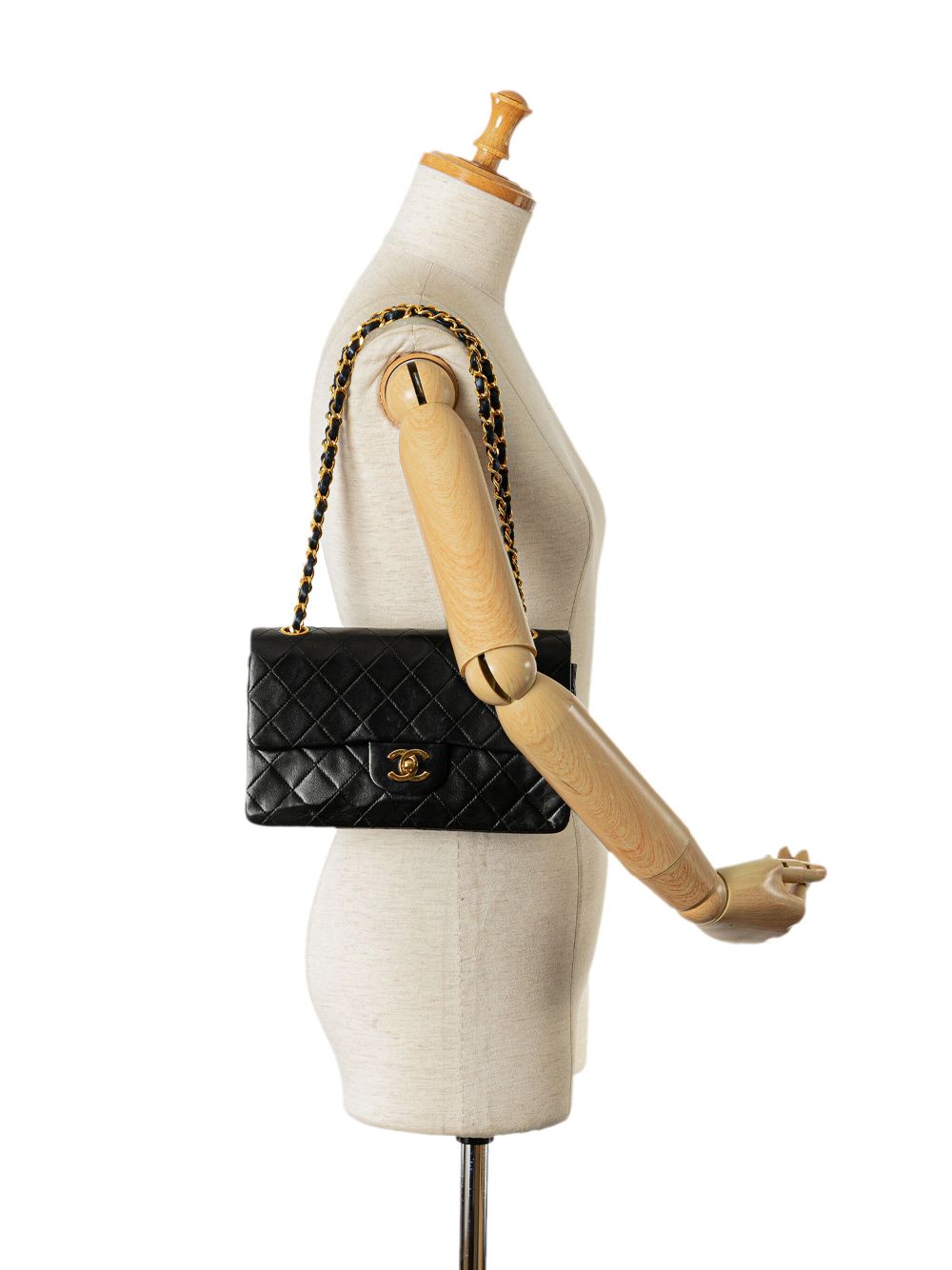 CHANEL 1986-1988 Small Classic Lambskin Double Flap shoulder bag Women