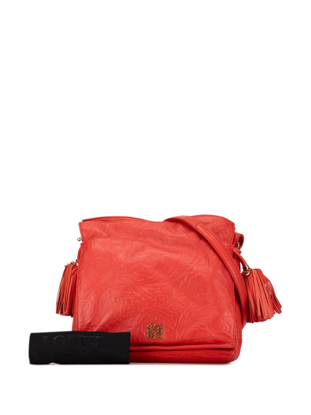 Loewe 2010-2023 Embossed Flamenco Tassel crossbody bag Women