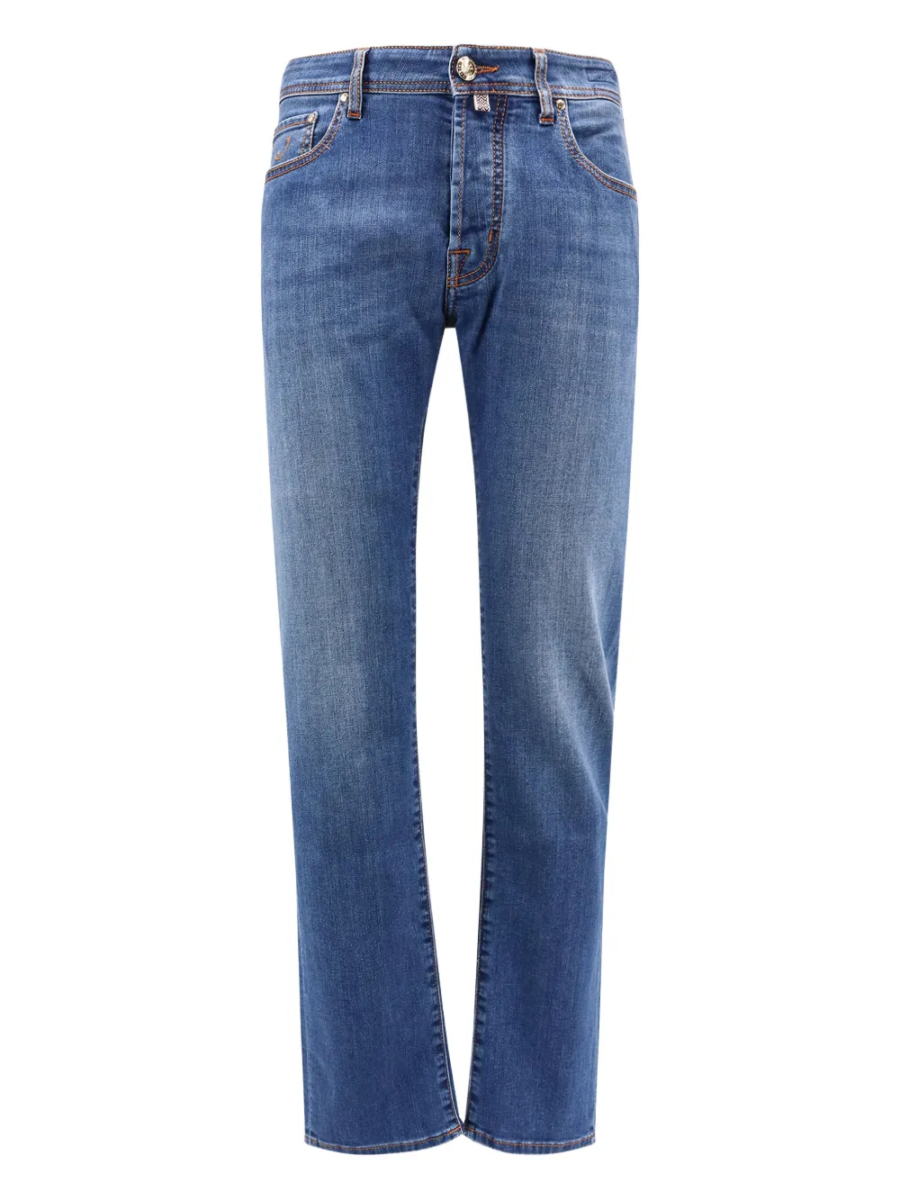 Jacob Cohën logo-patch jeans | Blue | Image 1