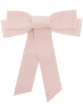 Parlor bow-detail hair clip - Pink