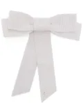 Parlor bow-detail hair clip - Grey
