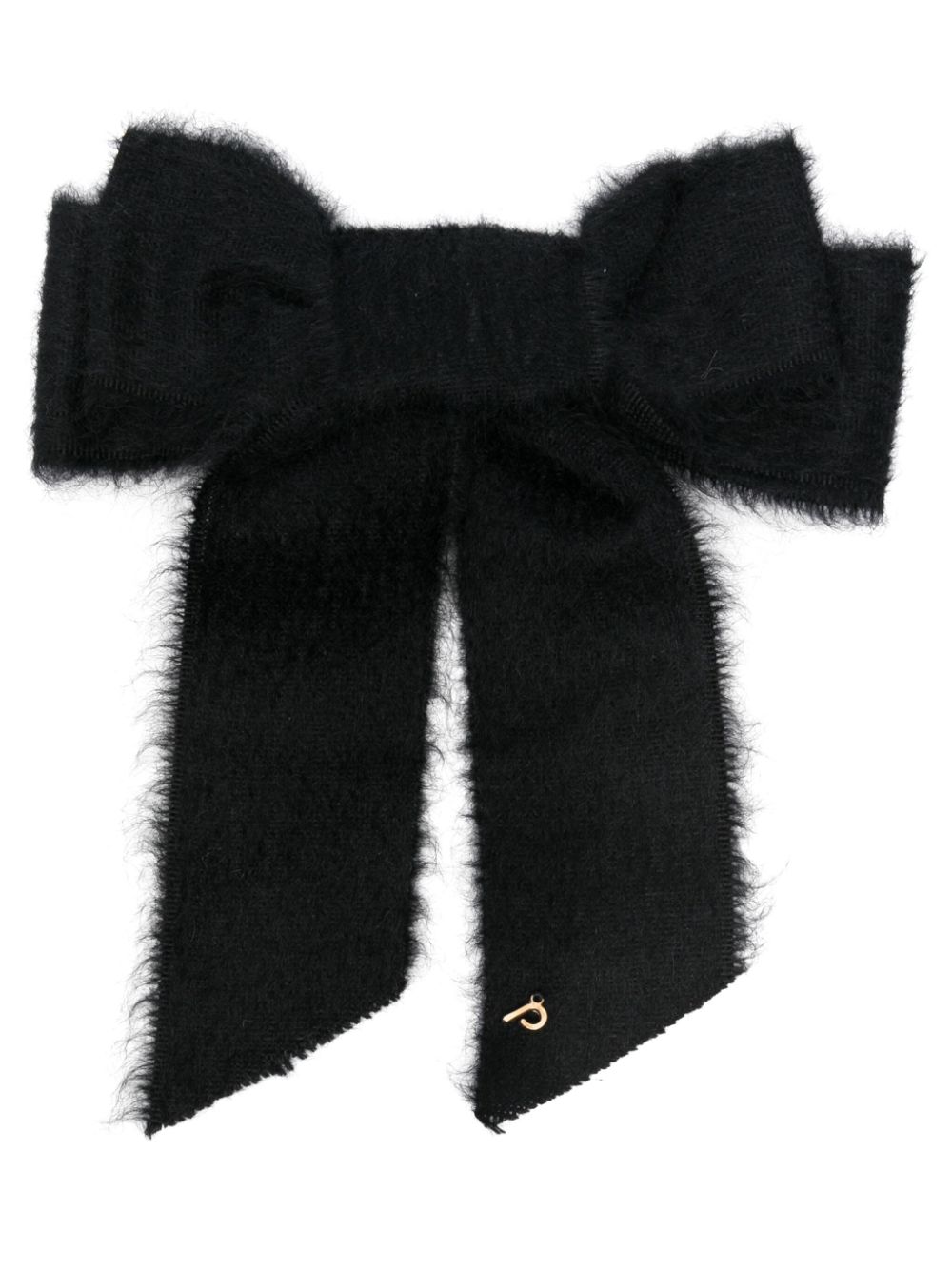 Parlor brushed hair clip - Black