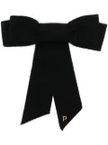 Parlor bow-detail hair clip - Black