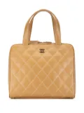 CHANEL Pre-Owned 2002-2003 CC Wild Stitch handbag - Brown