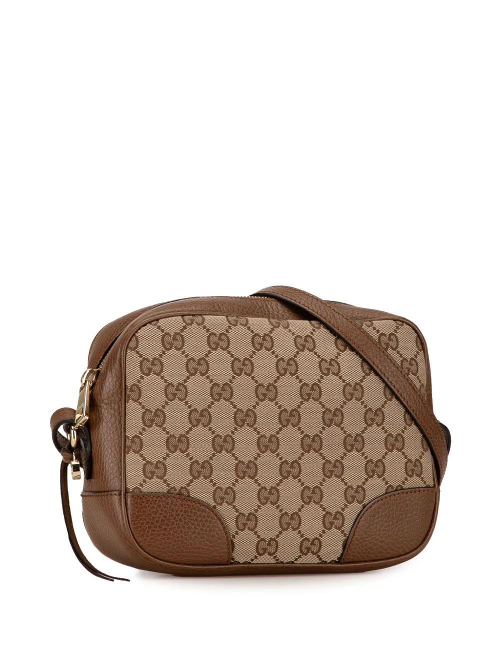 Gucci Pre Owned 2000 2015 GG Canvas Bree Crossbody Bag Brown FARFETCH UK