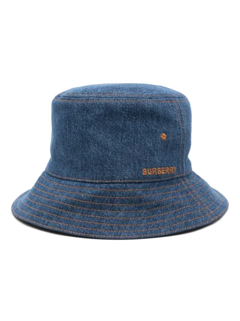Burberry Pre-Owned embroidered-logo bucket hat