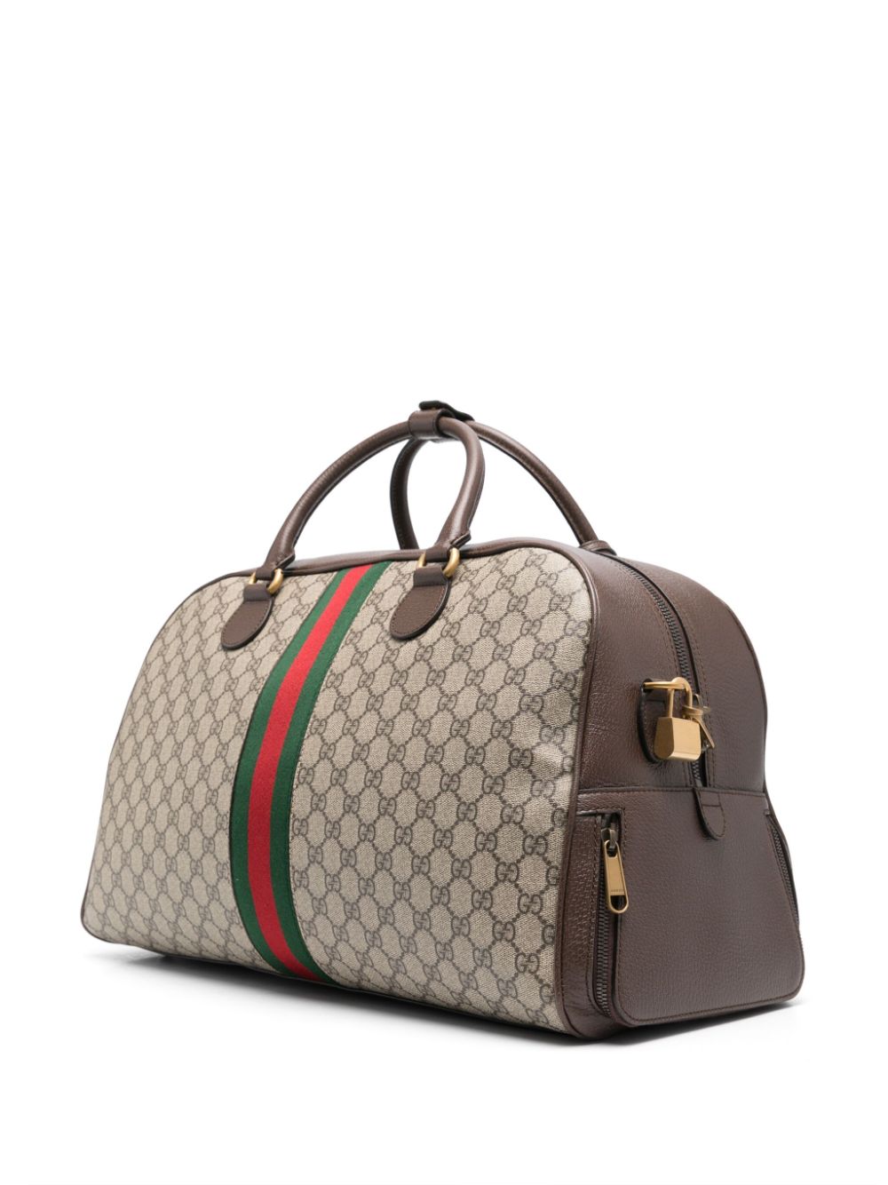 Gucci Pre-Owned Savoy grote bowlingtas - Bruin